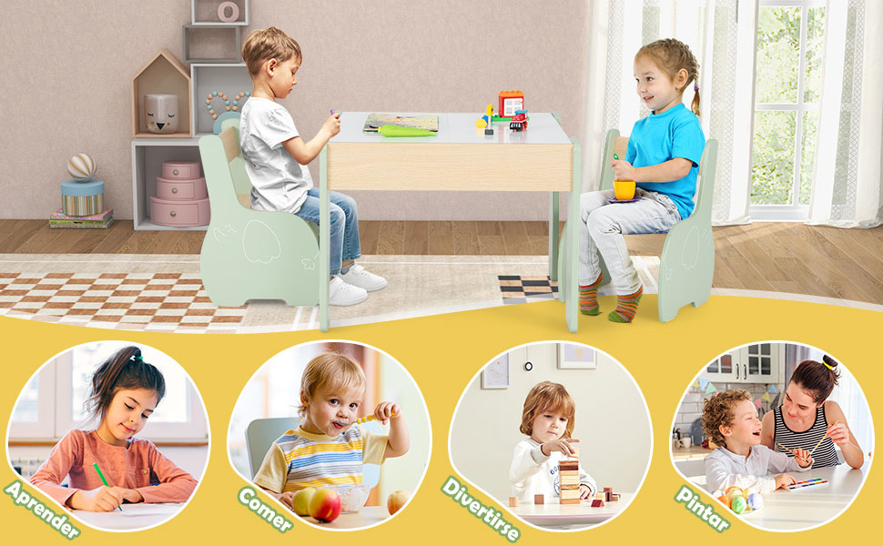 Set mesa escritorio niños