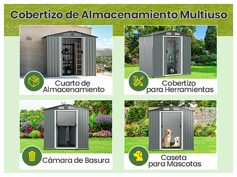 organizador de herramientas para patio/jardín