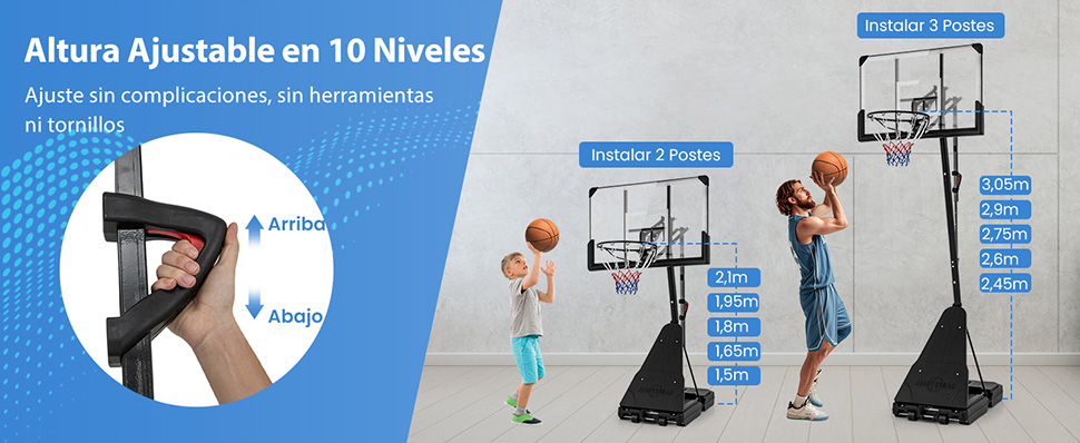 aro de baloncesto portátil