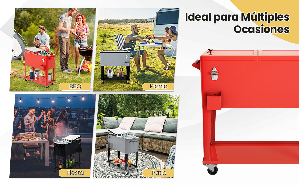 carrito externo con ruedas