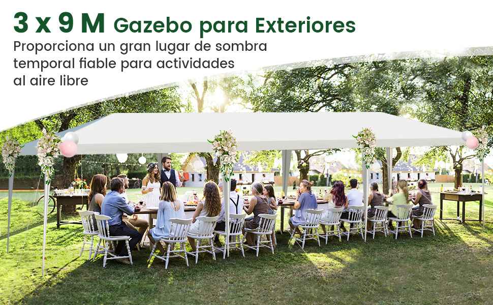 Gazebo resistente exterior