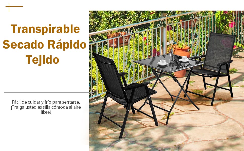 sillas plegables