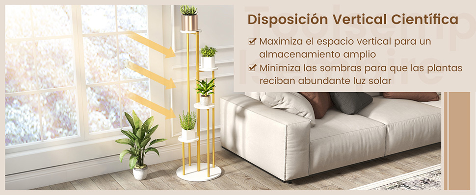 Soporte para plantas de interior