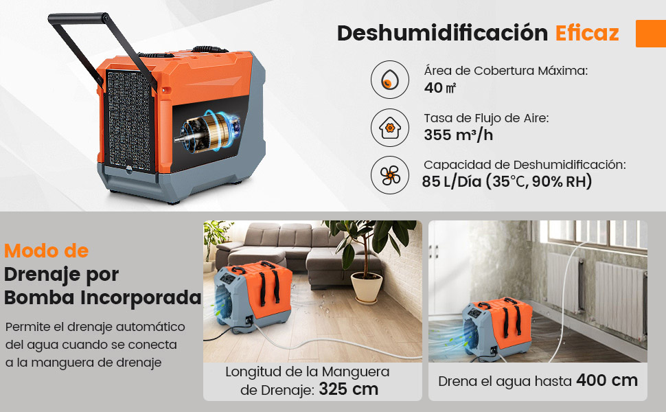 Deshumidificador industrial alta capacidad