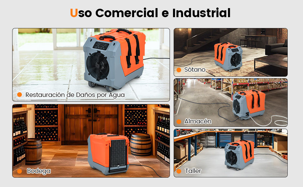 Deshumidificador con ruedas