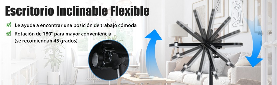 Escritorio de pie ajustable en altura