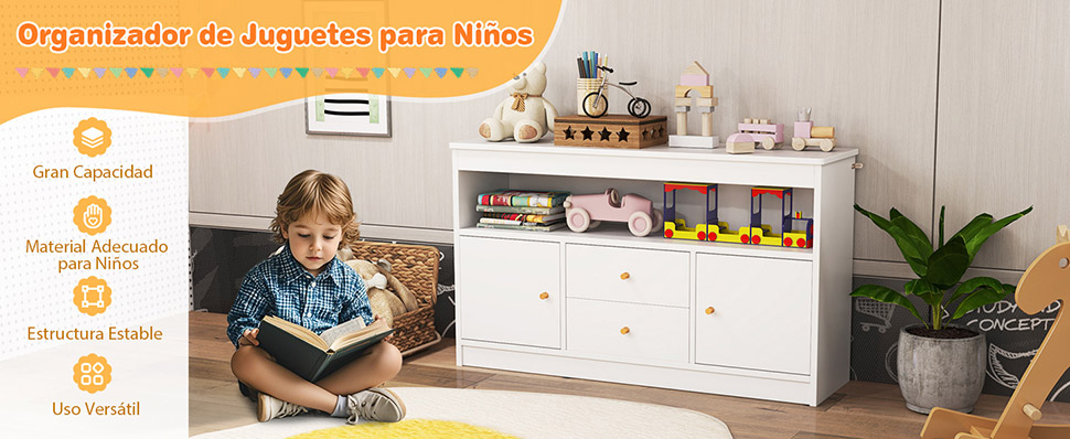 Mueble almacenaje infantil 