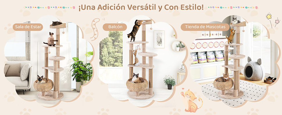 mueble de escalada para gatos