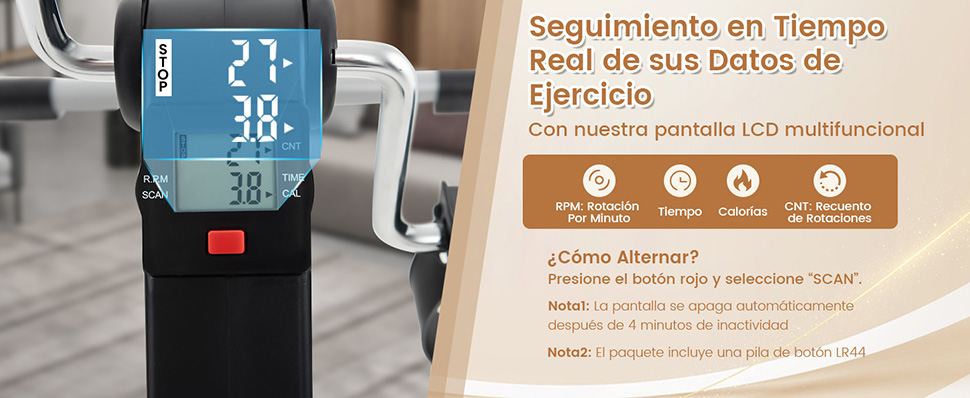 bicicleta estática de pedal