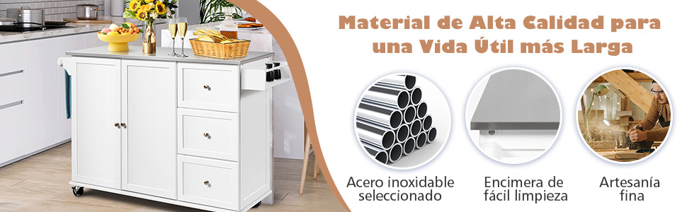 carrito rodante de cocina