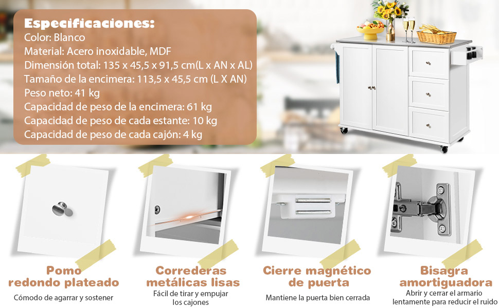 carrito de cocina