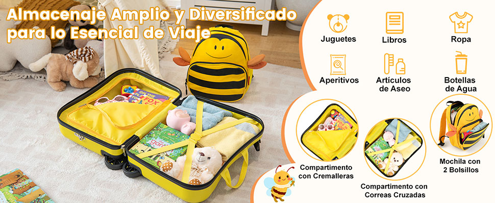 Equipaje infantil divertido