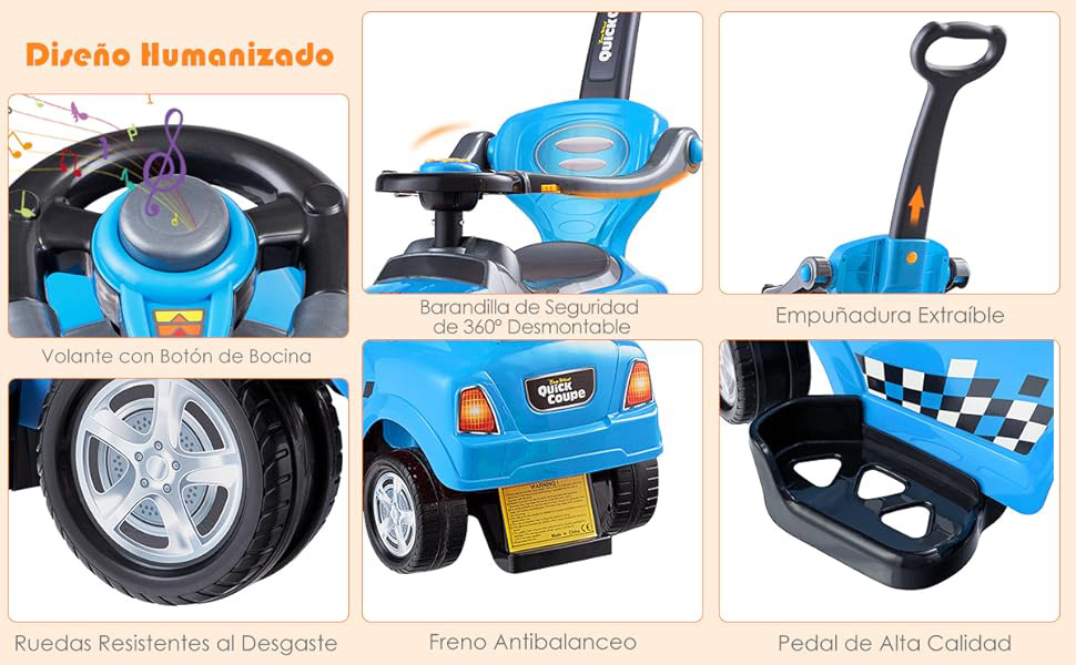 Coche montable para niños