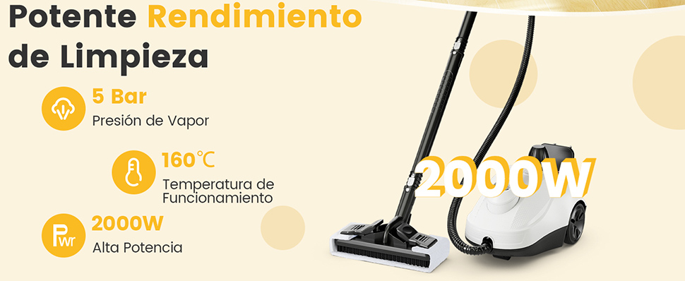 ‌‌Vaporizador 2000W alta presión