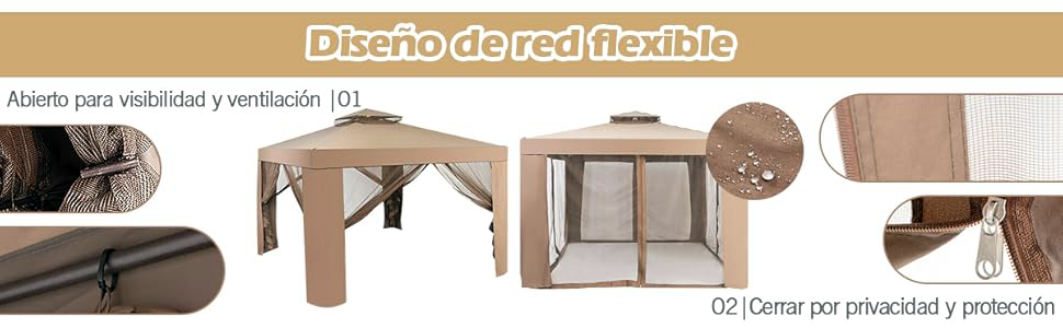 Estructura sombra patio