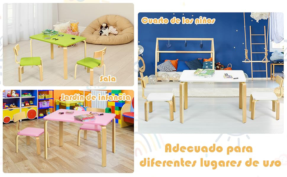 equipo para niños para guardería