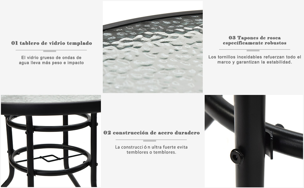 Mesa para terraza