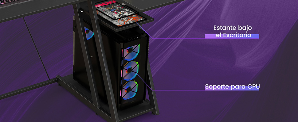 Mesa esquina gaming