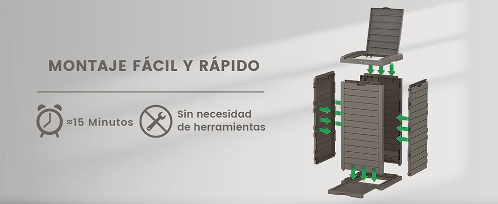 cubo de basura para porche