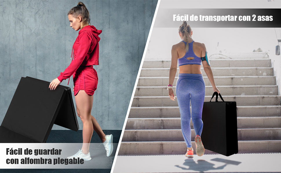 colchonetas de ejercicio plegables