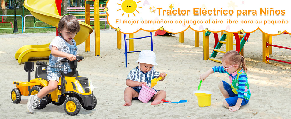 Tractor Caterpillar infantil 