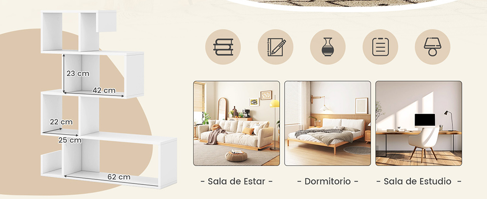 Estantería decorativa