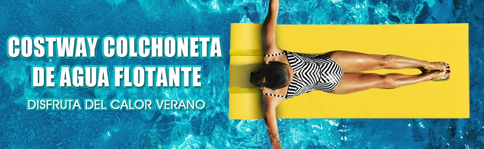 colchoneta flotante en agua