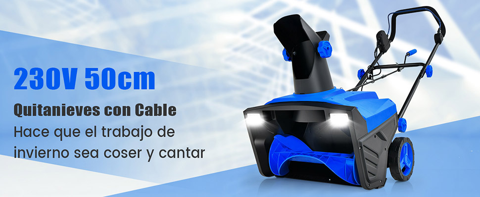 Sopladora de nieve eléctrica