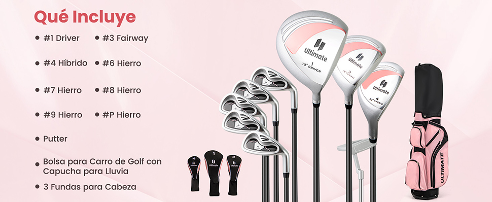 Kit de iniciación al golf para mujer