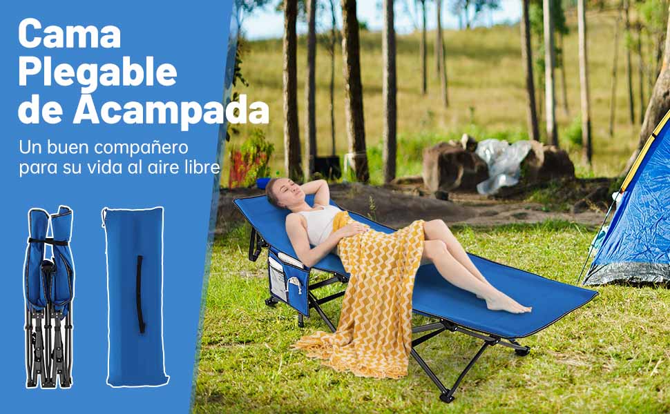 Cama plegable camping