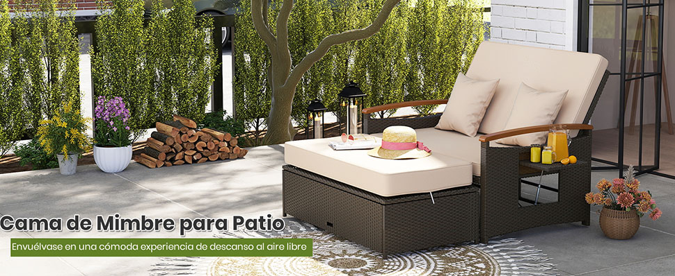 Sofá cama exterior