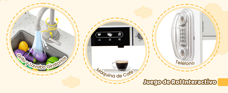 set de juguetes de cocina
