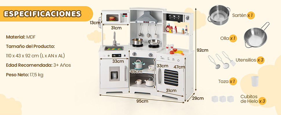 juego de juguete de cocina