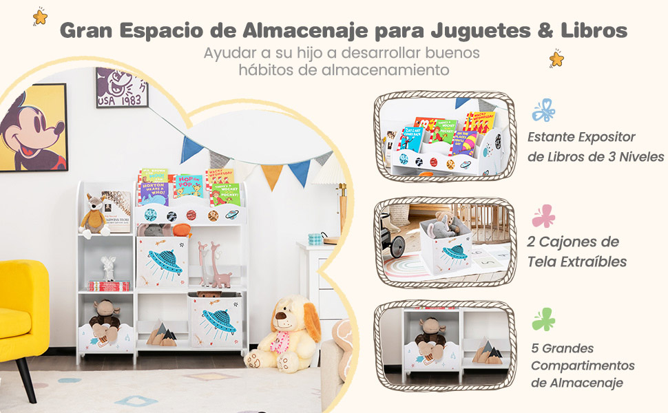 Organizador habitación infantil
