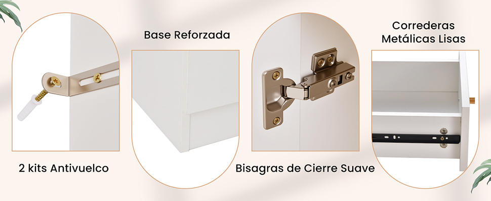 Mueble de despensa con USB