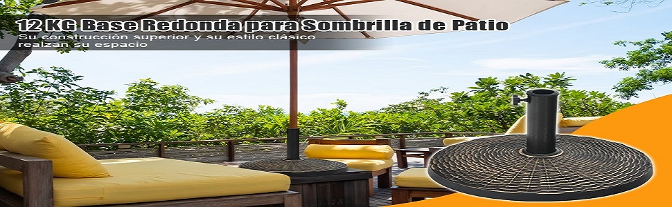 base de sombrilla