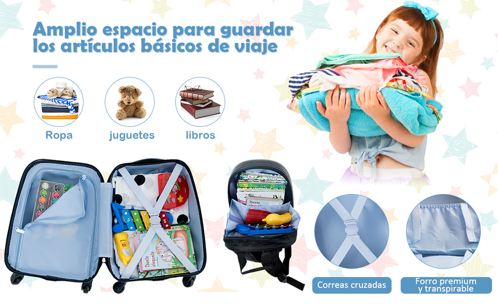 Equipaje de Viaje con 4 Ruedas
