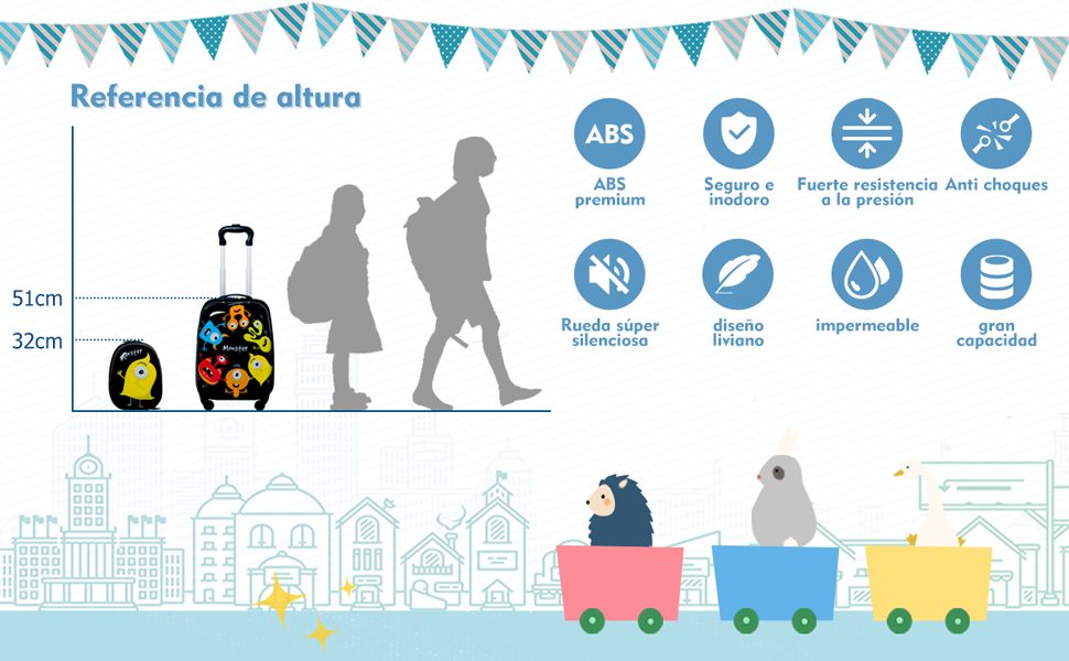 Mochila Maleta para Infantil