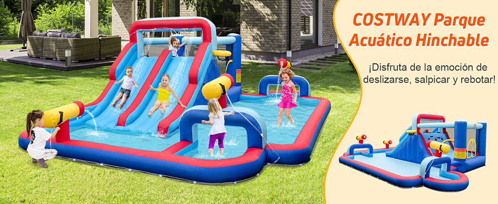 Castillo inflable agua