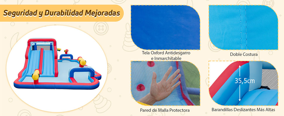 Tobogán acuático infantil