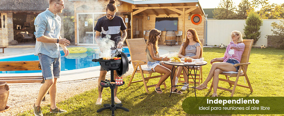 Parrilla para patio y jardín