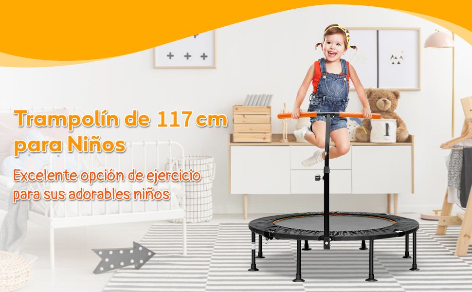 Mini trampolín plegable