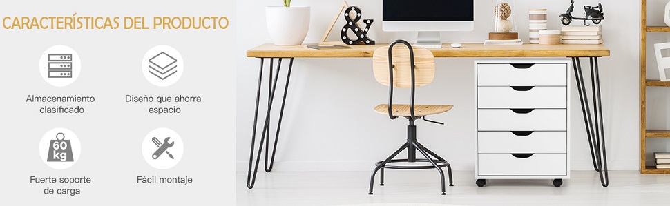 mueble con 5 cajones