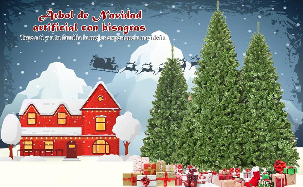 Árbol de Navidad PVC realista