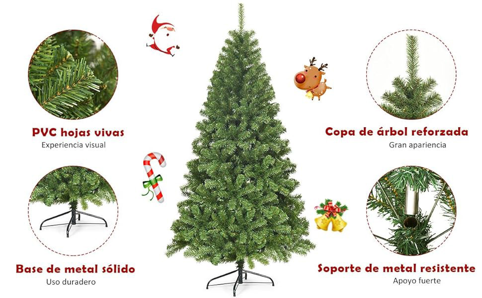 Decoración navideña para tienda