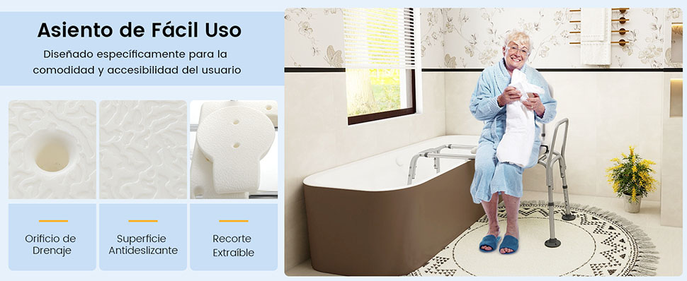 Banco de transferencia para bañera