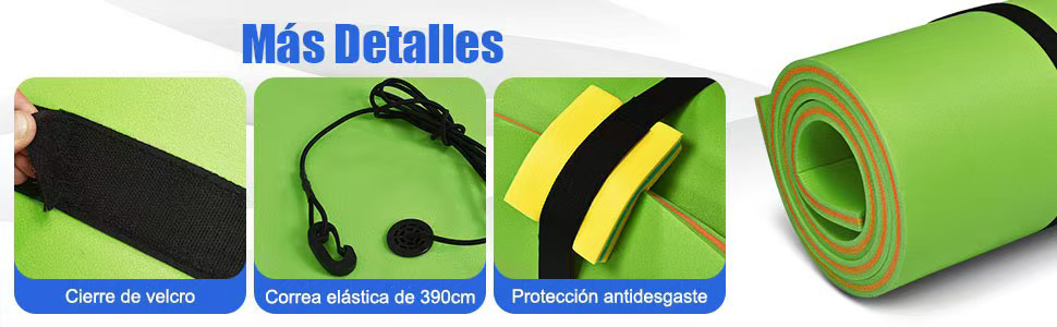 estera flotante de agua