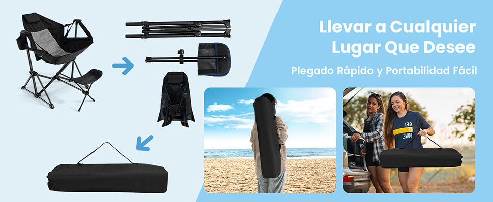 Tumbona plegable