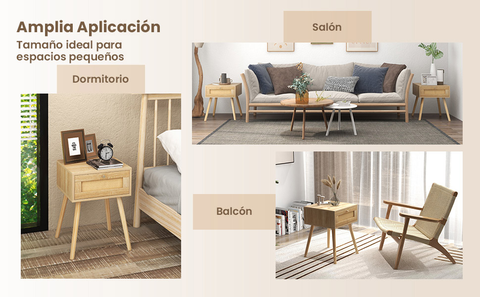 Mueble de noche funcional
