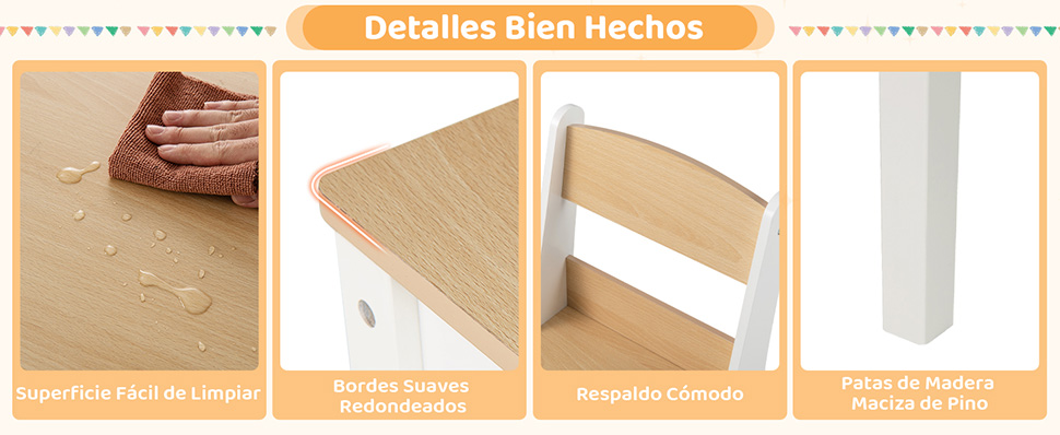 Juego mesa y sillas infantil